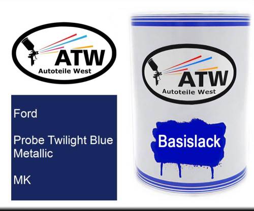 Ford, Probe Twilight Blue Metallic, MK: 500ml Lackdose, von ATW Autoteile West.